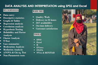 data analysis interpretation on spss excel stata