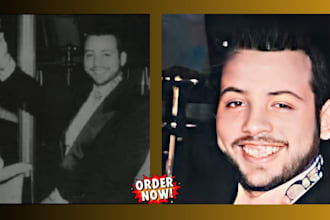 colorize black and white photo manually