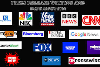 do press release writing and press release distribution