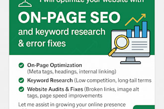 keyword research and onpage SEO to boost rankings