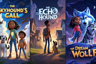 design professional children book illustration, picture book and book cover