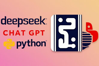 create a machine learning app using deepseek or openai gpt4