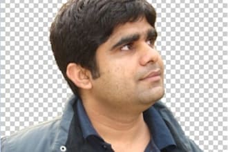 cut2 pictures to make them transparent background