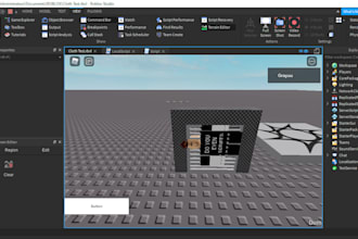 develop full game creation, roblox, blender, gfx, 3d map,roblox script,3d model
