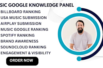 rank soundcloud music spotify music using google knowledge panel, tiktok music