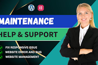 do manage wordpress website do website maintenance wordpress support