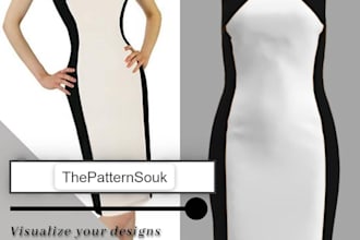 create 3d garment patterns for virtual fitting