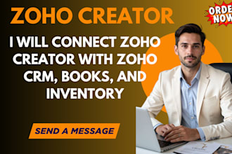connect zoho creator with zoho crm books inventory
