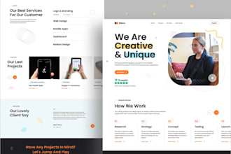 design, develop website with webflow or framer, figma to framer, webflow website