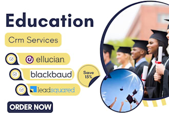 setup education crm ellucian slate blackbaud targetx leadsquared salesforce crm