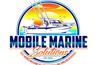 design excellent boat logo