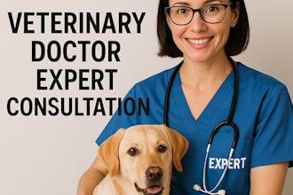 be a veterinary consultant for you