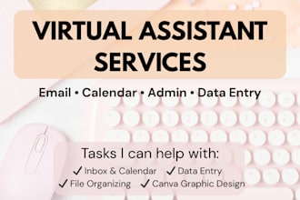be your reliable virtual assistant for email, calendar, and admin support