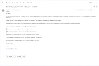 boost your course sales with pro email copywriting