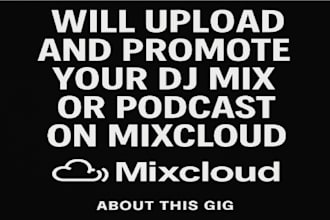 upload and promote your dj mix or podcast on mixcloud