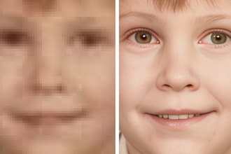 restore, enhance, and upscale old photos within 1 day
