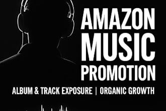 do amazon music album promotion, amazon music music track promotion