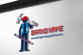 design contractor vintage logo design