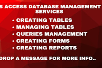do database management, ecommerce, business projects and information security