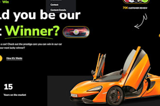 do a prize competition, giveaway, or raffle website