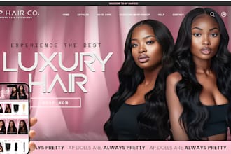 hair extension website beauty hair extension store hair extension shopify store