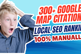 do 300 google maps citations for local SEO and gmb ranking
