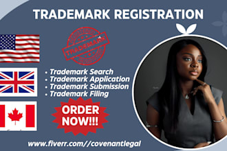 help with trademark search, registration and filling for US residents