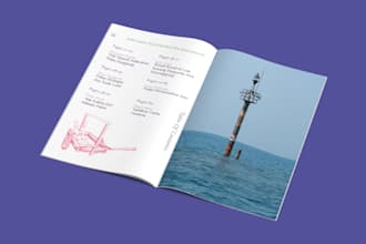 create a creative book layout design and handle typesetting