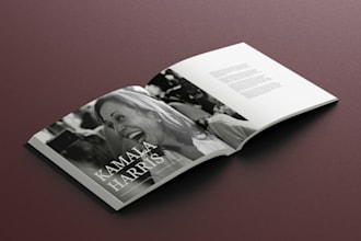 do aesthetic book design and minimalist coffee table book with cover design