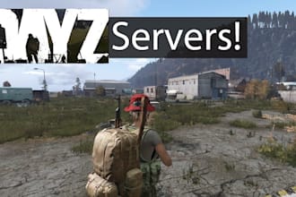 create custom dayz server, fivem server, redm server with mod and scripts