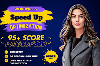 do wordpress page speed optimization, improve website speed