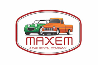 design beautiful attend car rental logo