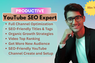 do best youtube SEO expert and your channel organic growth