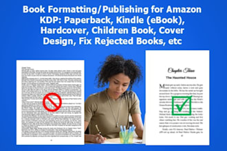 do book formatting for amazon kdp, format book, format kindle, format paperback
