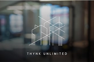 design a minimalist geometric logo for your brand or company
