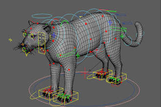 produce second life character, animal model, character rigging, 3d animation