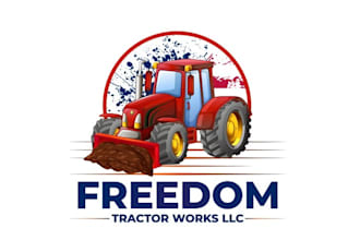design high definition tractor company logo