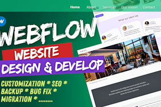 figma to webflow website design webflow website redesign fix webflow development