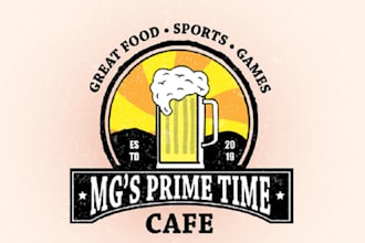 design traditional new diner sports bar logo