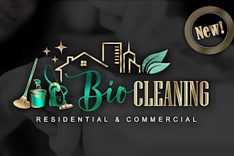 design pressure washing, power washing and home cleaning service logo