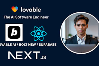 build react bolt new, next js app using lovable v0 shadcn ui supabase cursor ai