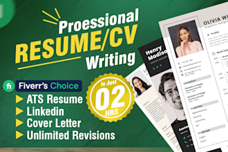 design custom CV for career success, ats optimized and unique
