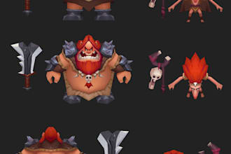 create optimized 3d models of characters, props, environment objects, and assets