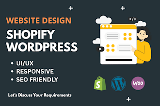 design, redesign and deploy business, ecommerce website