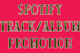 promote songs track album playlist followers song streamers