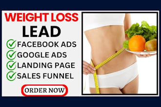 generate weight loss leads weight loss landing page weight loss sales funnel