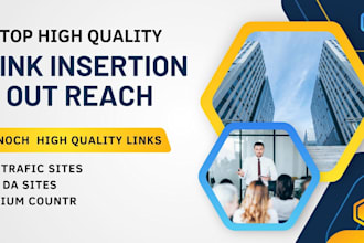 niche edits, link insertion through blogger outreach real traffic sites