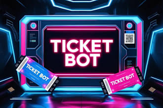 develop ticketing bot, ticketmster, chelsea, real madrid, queue it