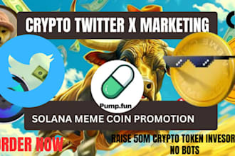 do crypto x twitter marketing, pump memecoin, to hit 600m mc, crypto promotion