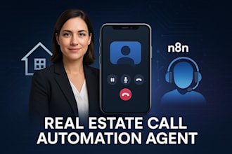 build vicidial outbound call automation, real estate assistant agent, n8n agent